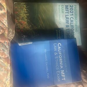 California MFT law and ethics test prep book. 2 Ben Caldwell books